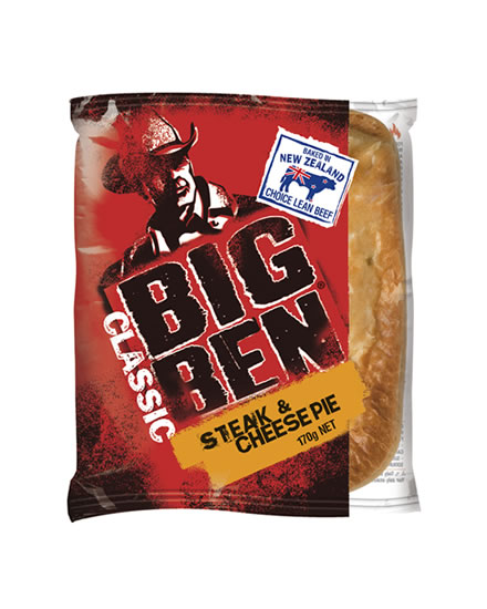 Big Ben Steak & Cheese Pie